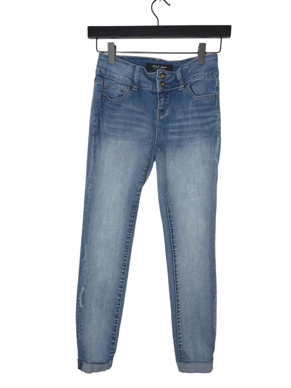 Wax Jean Women’s Skinny Jeans XS 0 Light Wash Stretch Denim Low Rise Casual